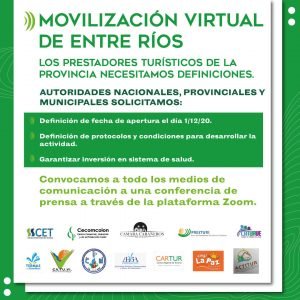 Movilización virtual de Entre Ríos