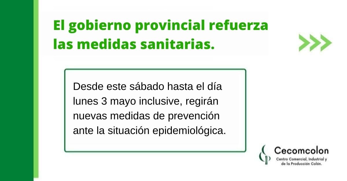 La provincia de Entre Ríos refuerza las medidas restrictivas.