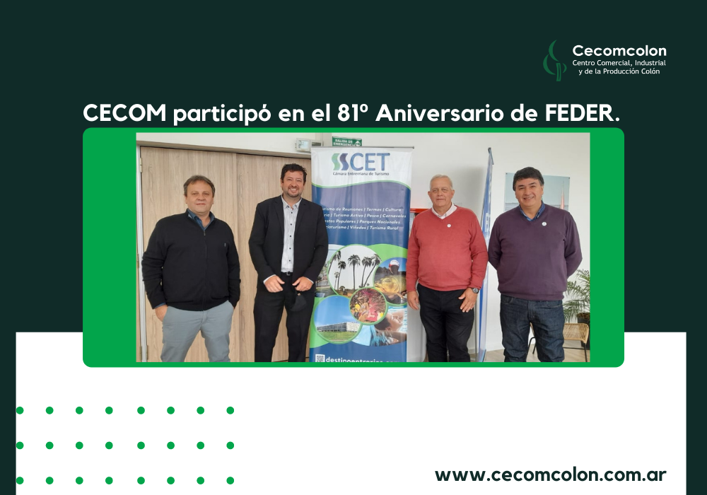 CECOM participó en el 81º Aniversario de FEDER.