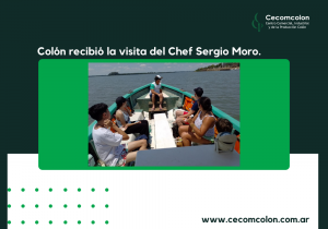 Colón recibió la visita del Chef Sergio Moro.