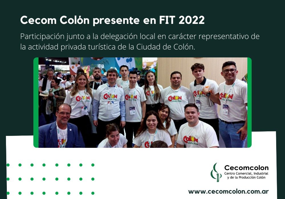 Cecom Colón presente en FIT 2022