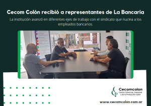 Cecom Colón recibió a representantes de La Bancaria