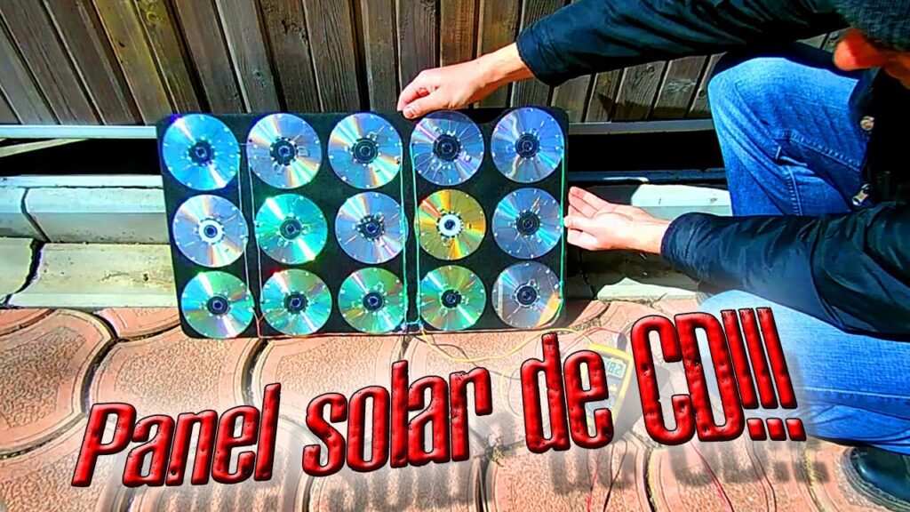 Cómo hacer paneles solares caseros utilizando CDs reciclados 6 Cómo hacer paneles solares caseros utilizando CDs reciclados